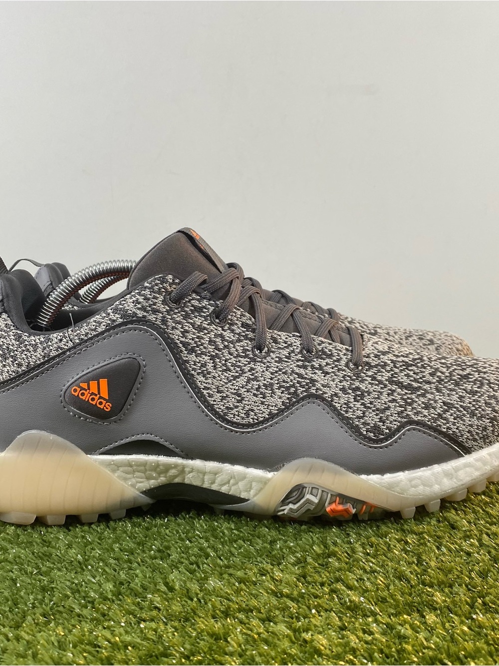 Adidas Codechaos 21 PrimeBlue Golf Turf Boost Shoes Men's 12 Black White FX6625